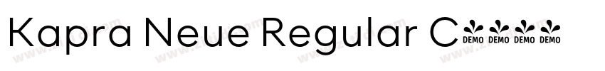 Kapra Neue Regular C字体转换